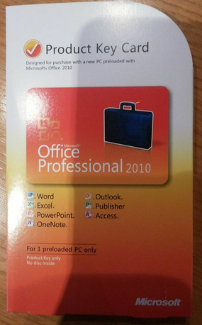 Office 2010 PKC Packung